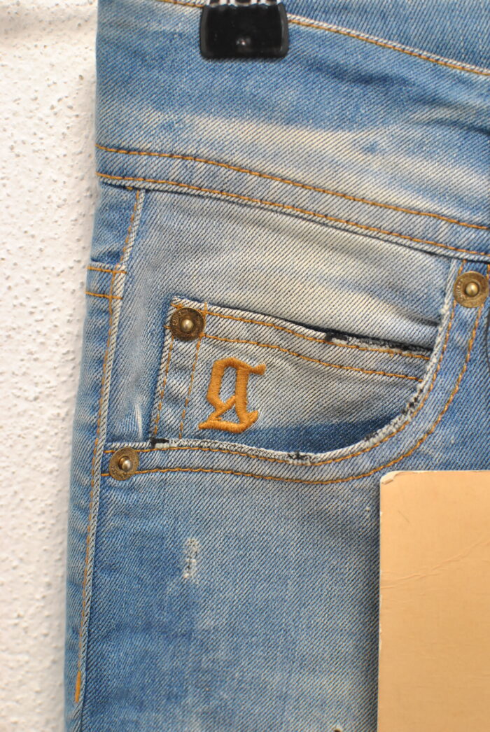 Galliano blug elastic boot cut pentru femei marimea 25 - imagine 5