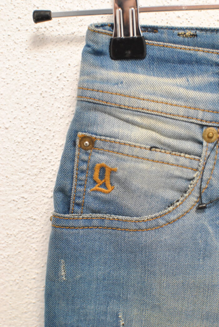 Galliano blug elastic slim de femei marimea 34 - imagine 3