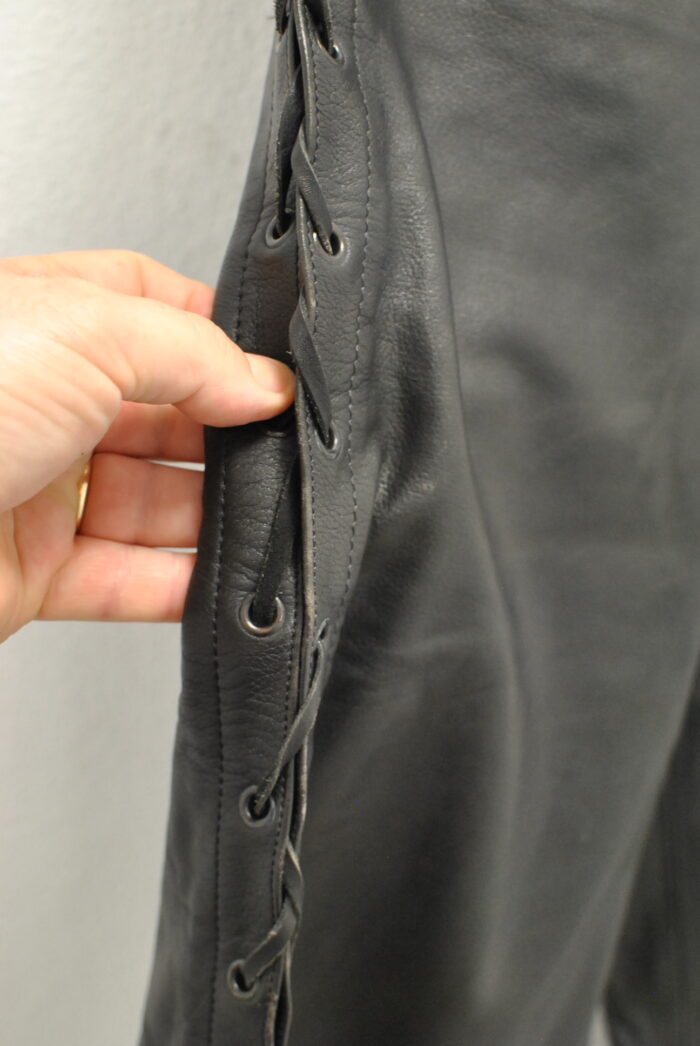 Prima pantalon de piele , pantaloni de motociclisti , pentru barbati marimea 36 - imagine 3