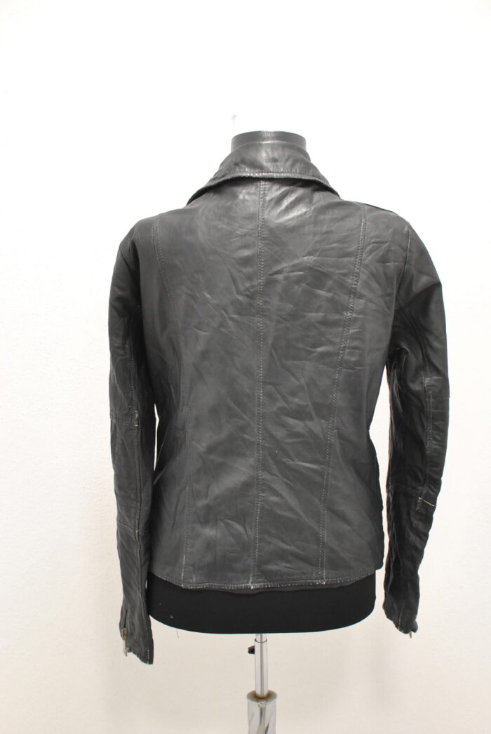 Street Leathers Made in Italy geaca de piele aspect vintage pentru femei marimea M/L - imagine 6
