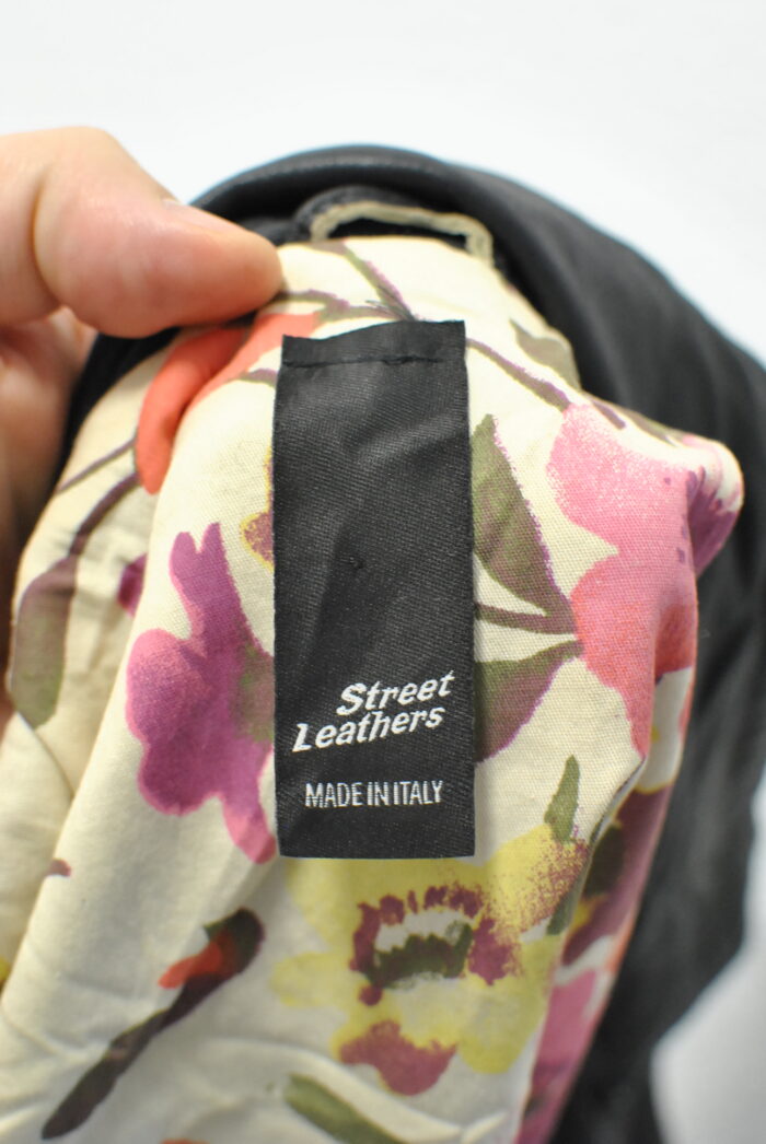 Street Leathers Made in Italy geaca de piele aspect vintage pentru femei marimea M/L - imagine 7