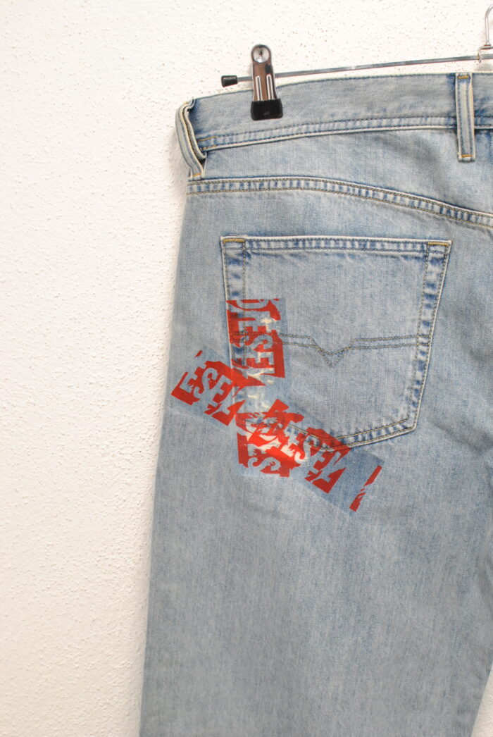 Diesel Dagh regular-straight , model foarte rar , blug de barbati marimea 32/34 - imagine 8