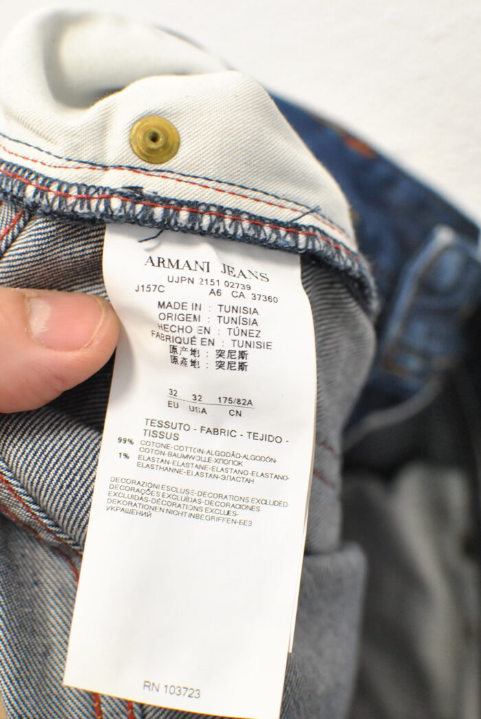 Armani Jeans J12 Regular blug de barbati marimea 32/34 - imagine 8