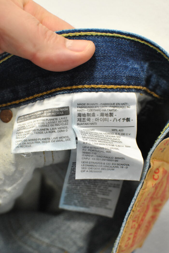 Levi Strauss 501 CT model rar , pentru barbati marimea 32/30 - imagine 5