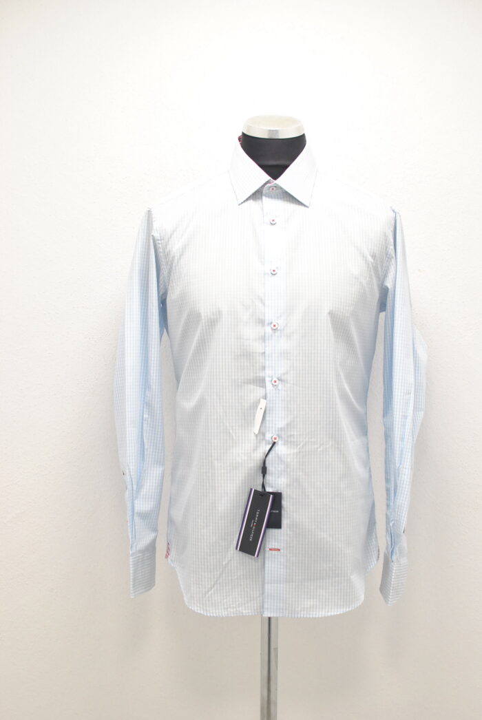 Tommy Hilfiger Fitted camasa de bumbac marimea 40 - imagine 1