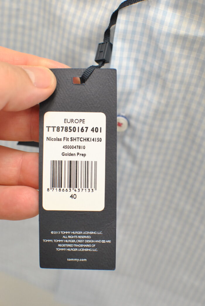 Tommy Hilfiger Fitted camasa de bumbac marimea 40 - imagine 3