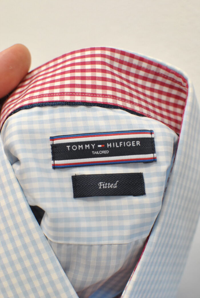 Tommy Hilfiger Fitted camasa de bumbac marimea 40 - imagine 7
