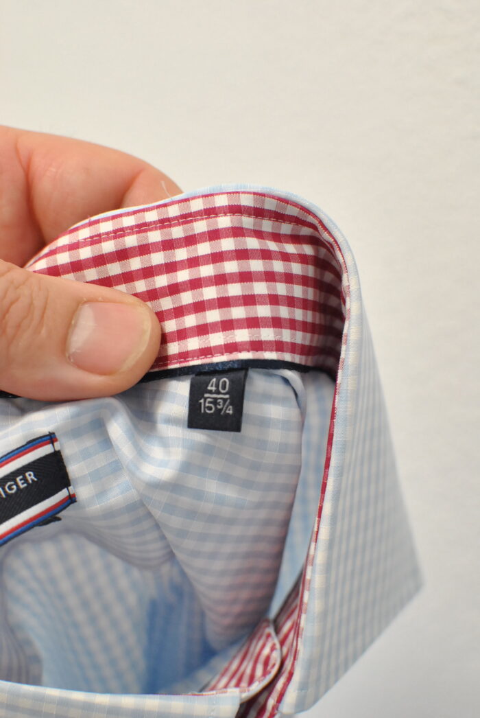 Tommy Hilfiger Fitted camasa de bumbac marimea 40 - imagine 8