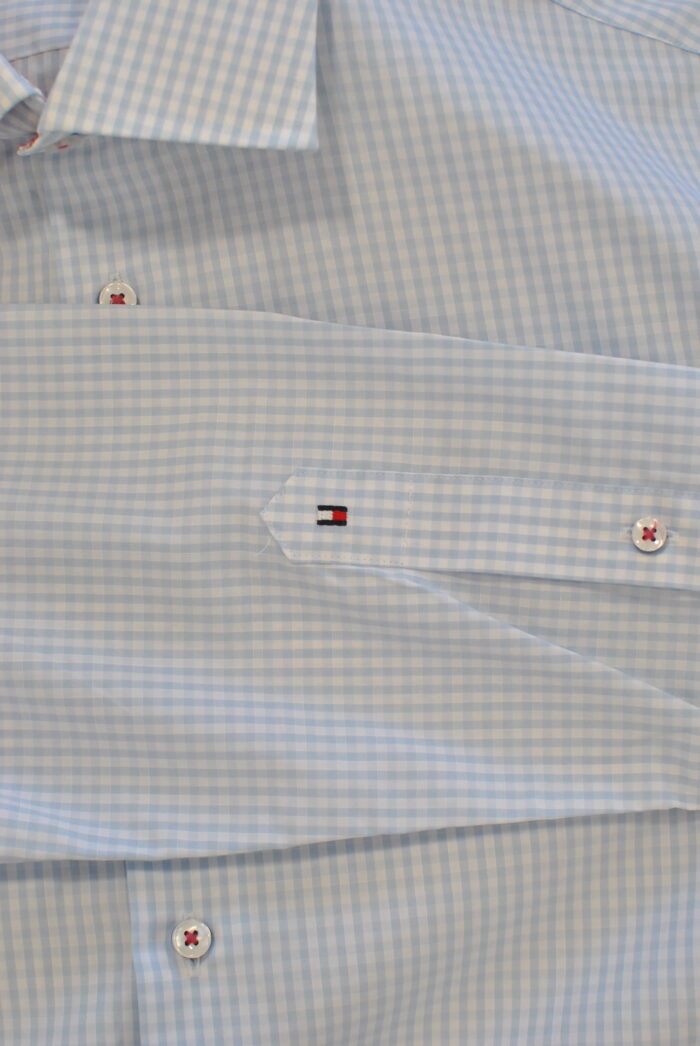 Tommy Hilfiger Fitted camasa de bumbac marimea 40 - imagine 10