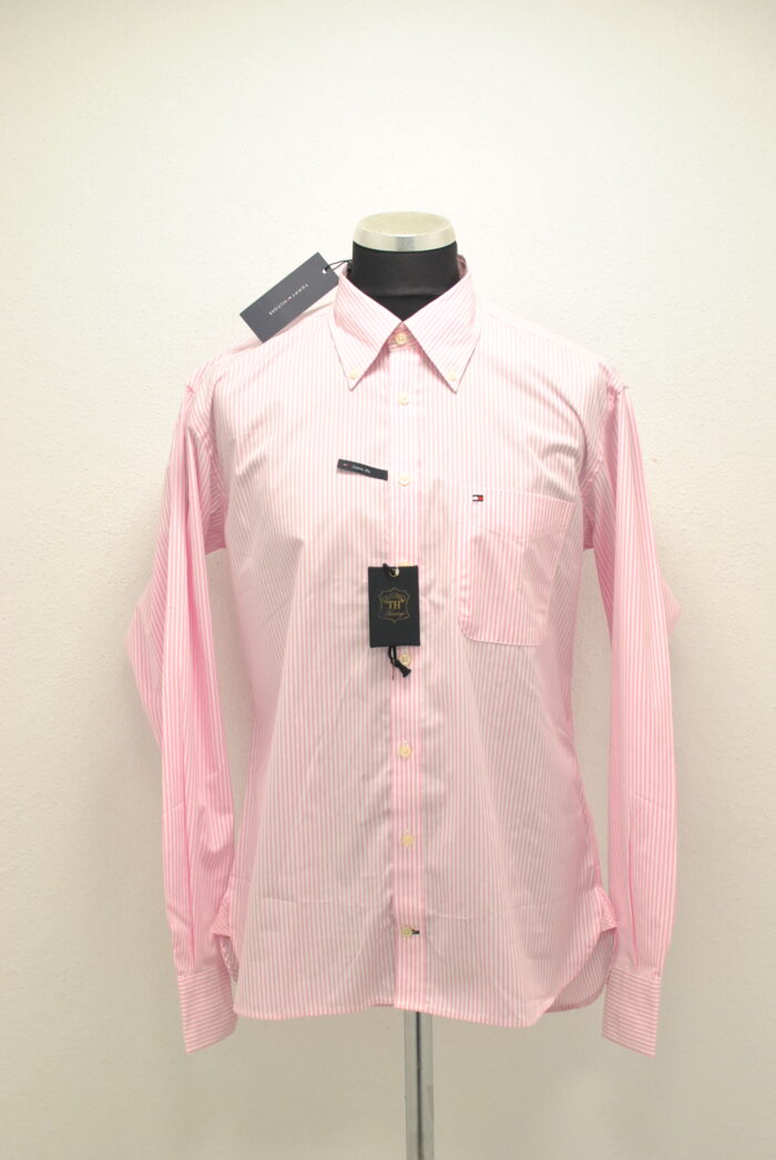 Tommy Hilfiger Custom fit camasa de bumbac marimea  M - imagine 1