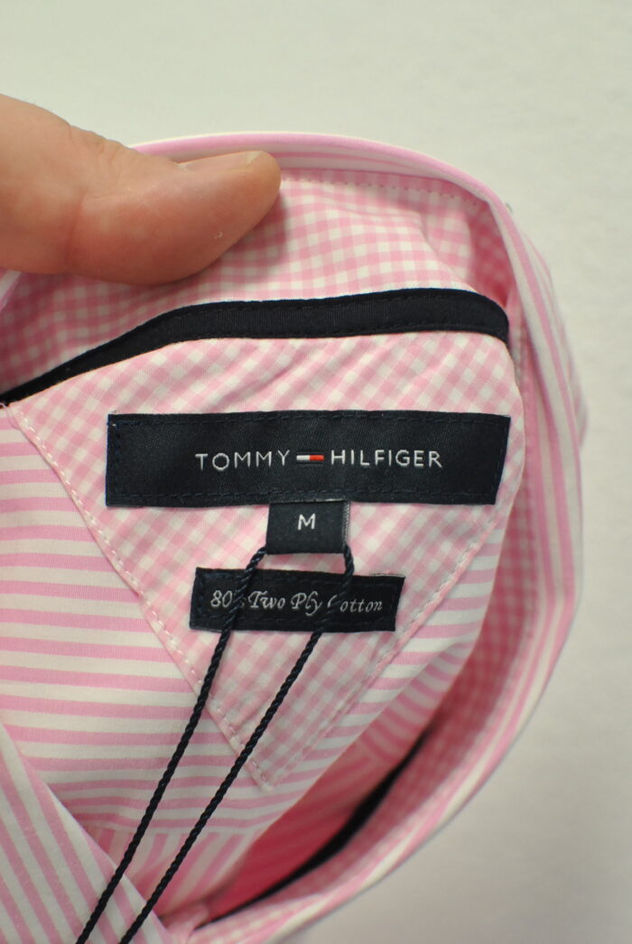 Tommy Hilfiger Custom fit camasa de bumbac marimea  M - imagine 8
