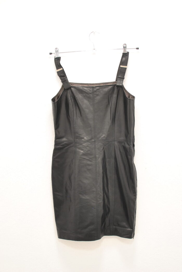 Tandem rochie de piele naturala , marimea 38 / M - imagine 1