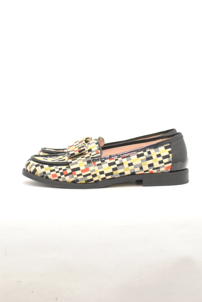Ivoire Made in Italy pantofi de piele+textil pentru femei marimea 40 - imagine 1