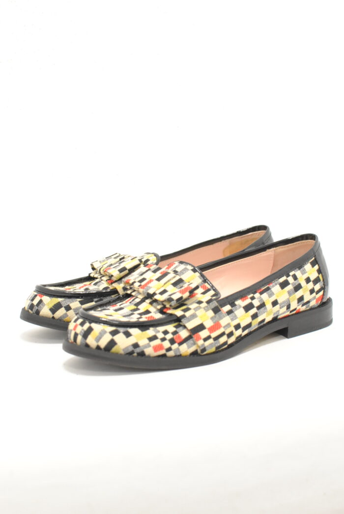 Ivoire Made in Italy pantofi de piele+textil pentru femei marimea 40 - imagine 3