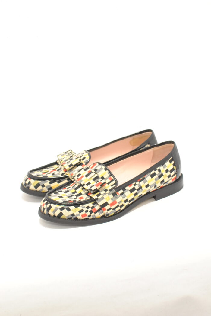 Ivoire Made in Italy pantofi de piele+textil pentru femei marimea 40 - imagine 4