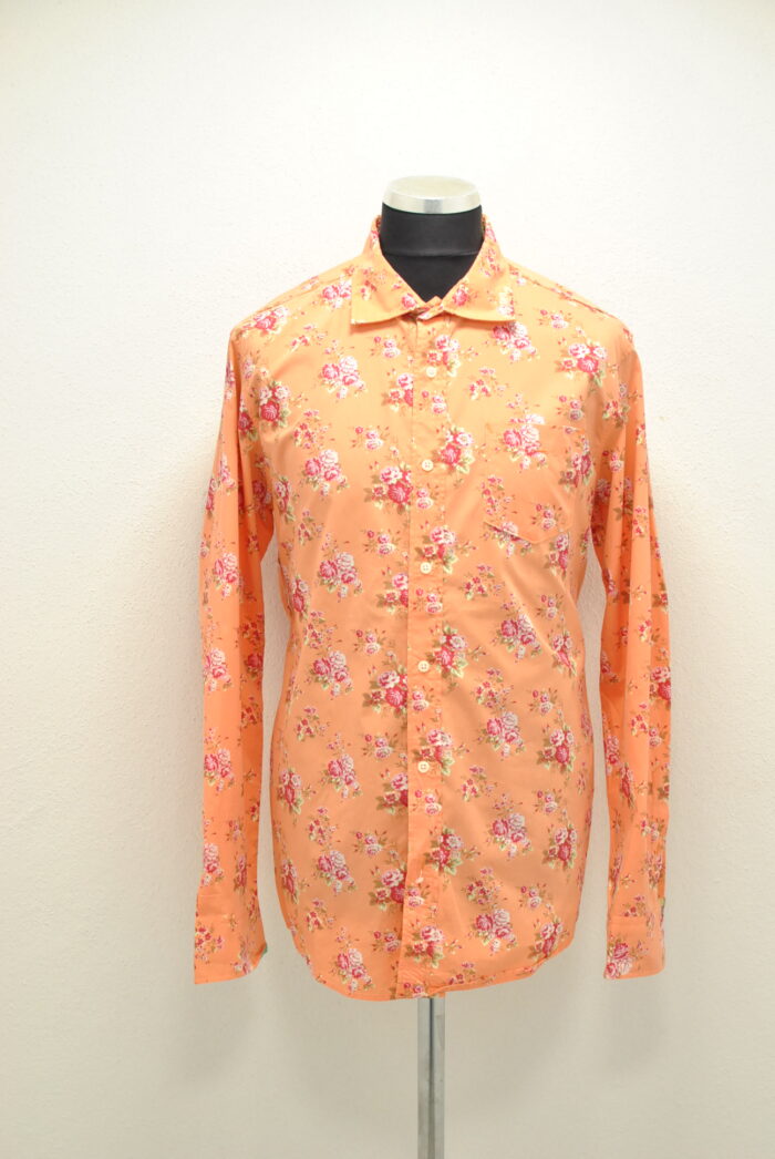 R95 camasa de bumbac cu imprimeu floral marimea XL - imagine 1