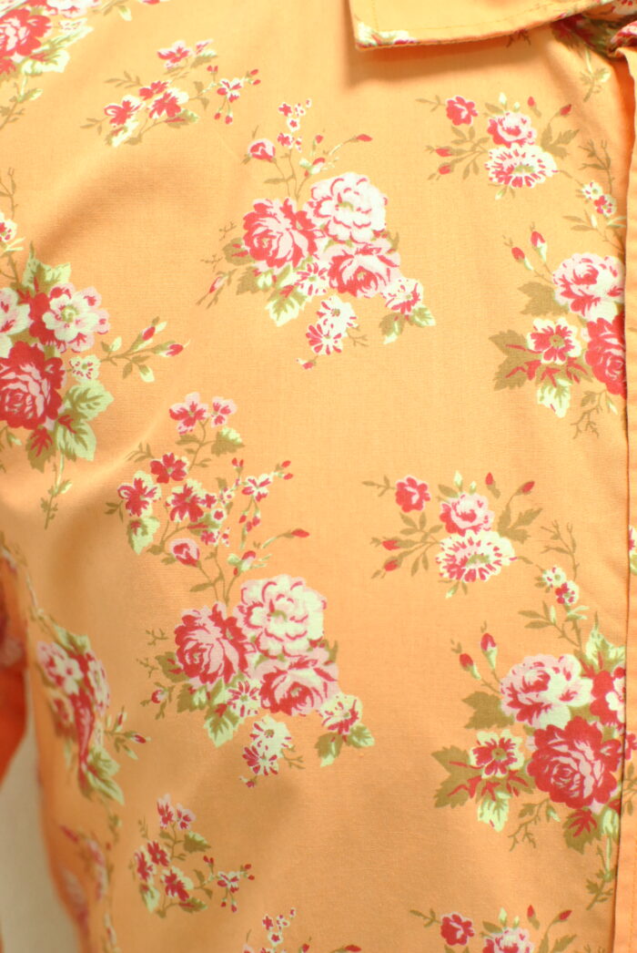 R95 camasa de bumbac cu imprimeu floral marimea XL - imagine 3