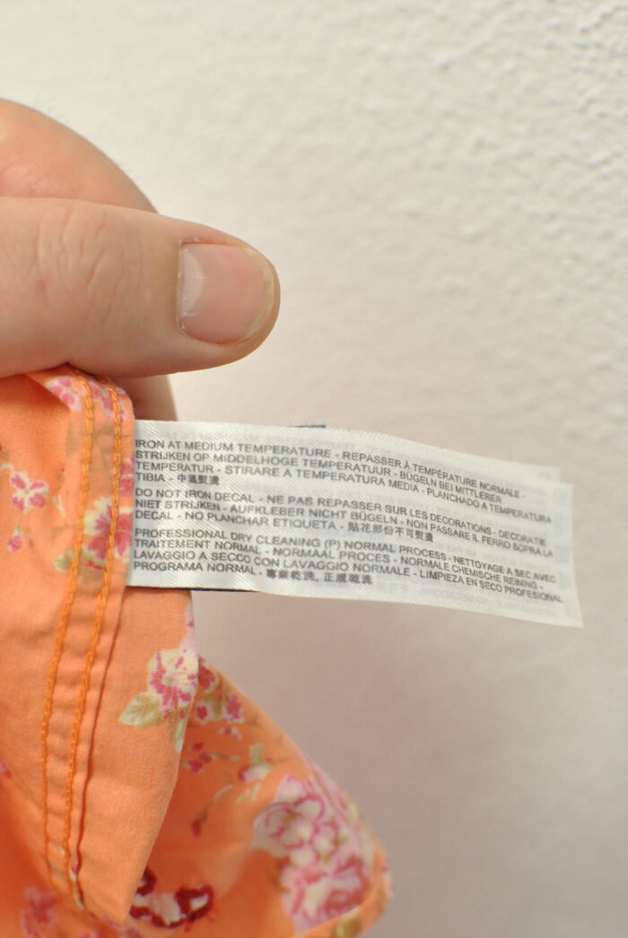 R95 camasa de bumbac cu imprimeu floral marimea XL - imagine 6