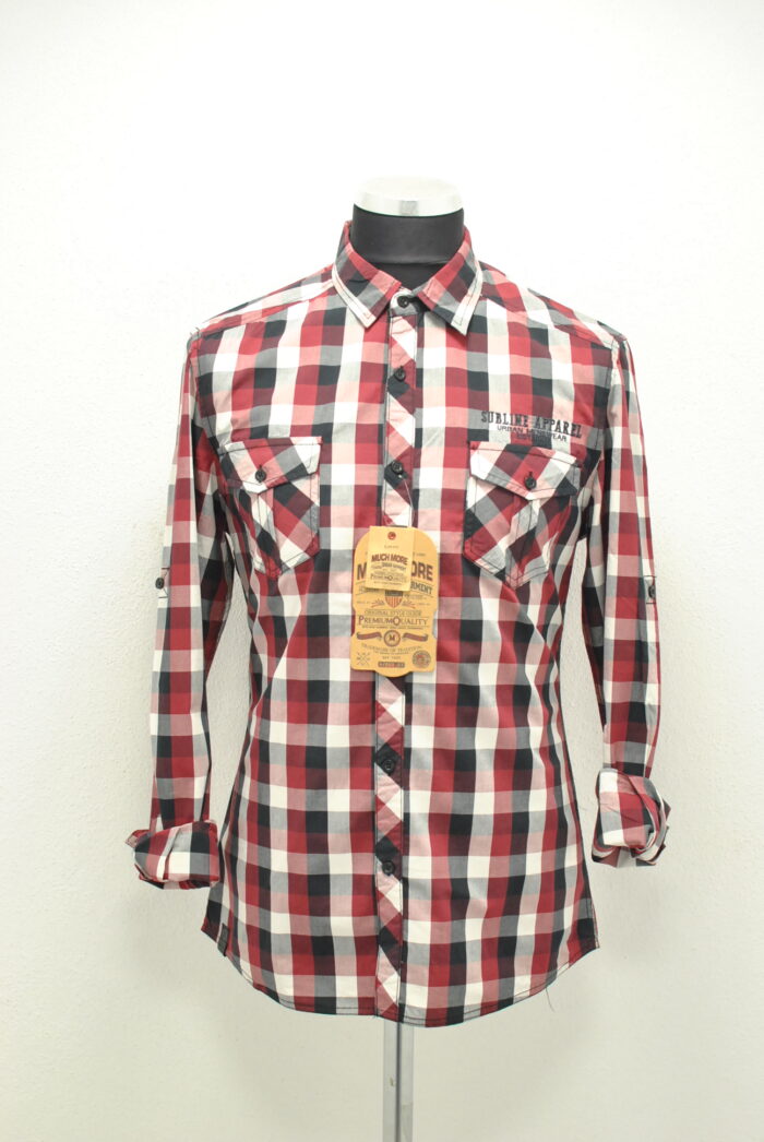 Much More camasa de bumbac slim fit marimea S - imagine 1
