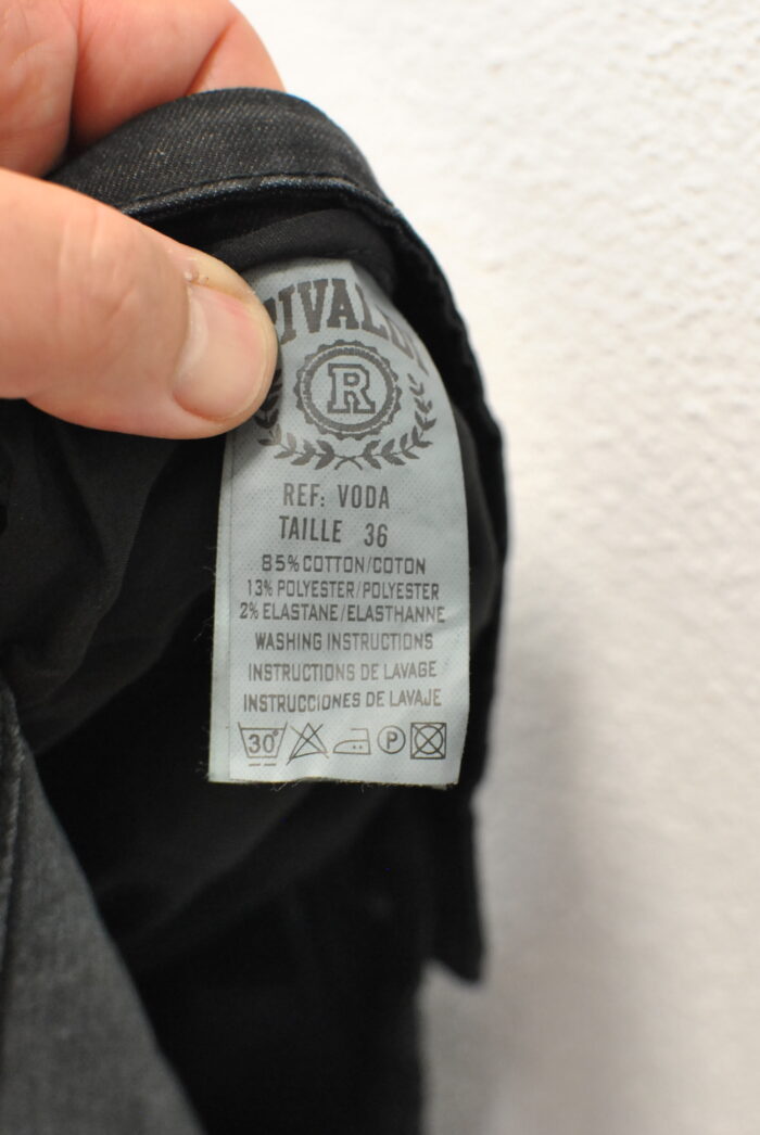 Rivaldi Black pantalon scurt de blugi elastici pentru barbati marimea 36 - imagine 7