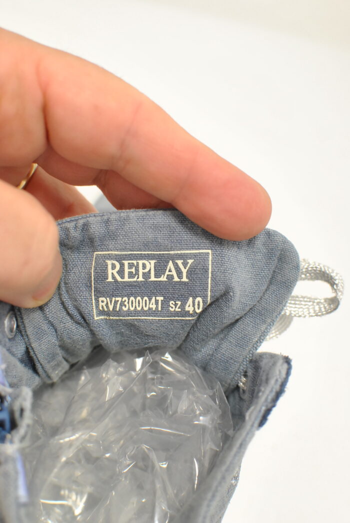 Replay Blue Jeans bascheti de panza model uniex marimea 40 - imagine 11