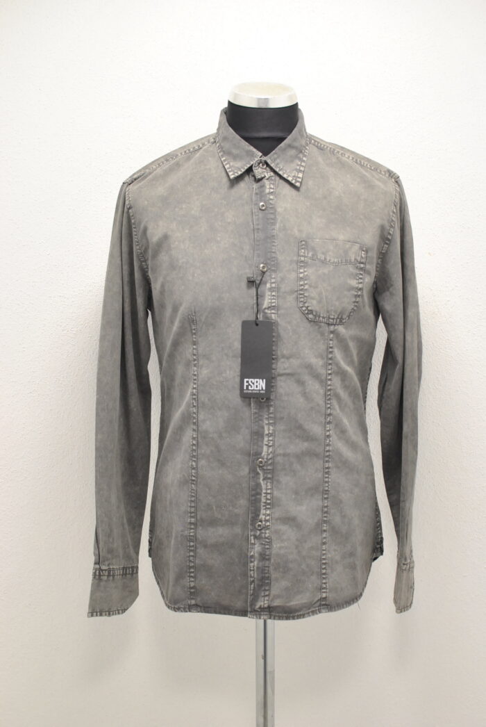 Fishbone camasa de bumbac slim fit marimea M - imagine 1