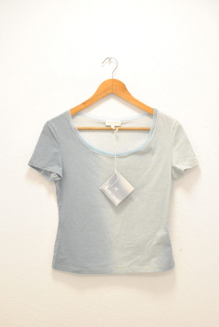 Roberto Cavalli Art Collection tricou de bumbac pentru femei marimea M - imagine 1