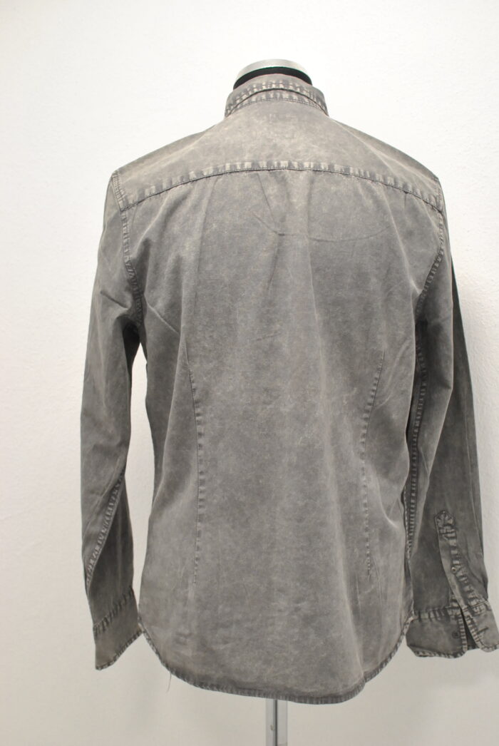 Fishbone camasa de bumbac slim fit marimea M - imagine 3