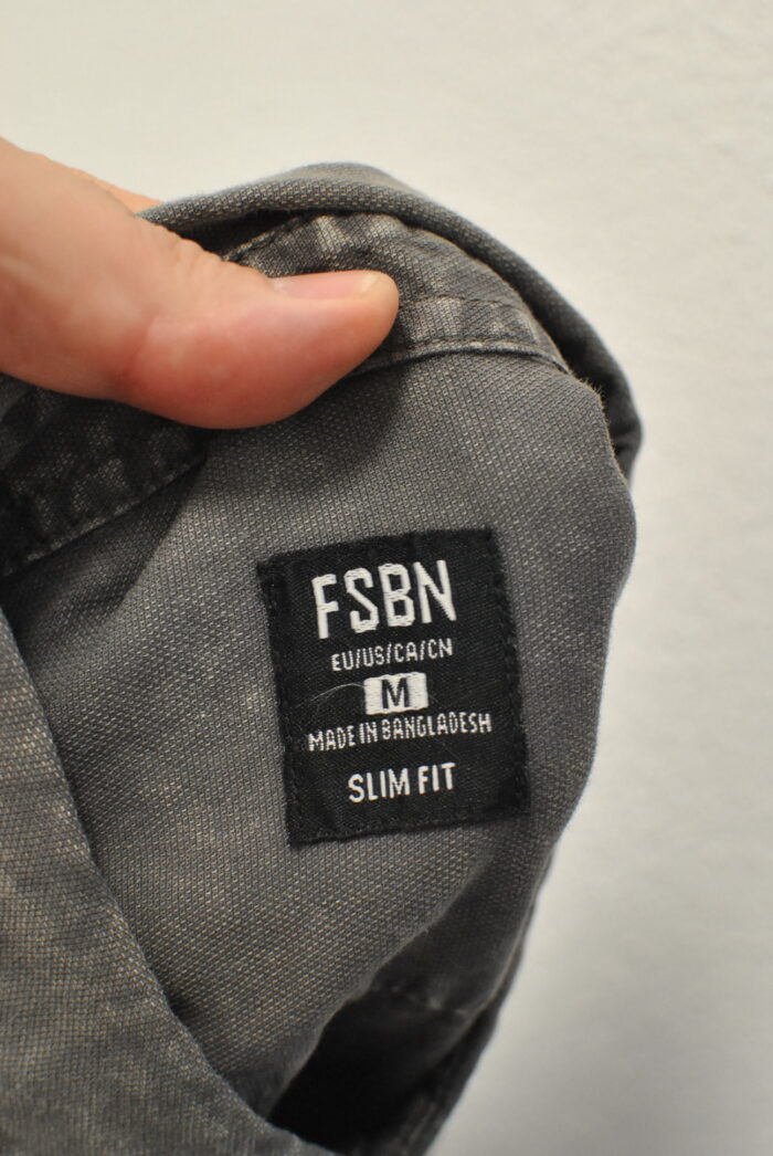 Fishbone camasa de bumbac slim fit marimea M - imagine 4