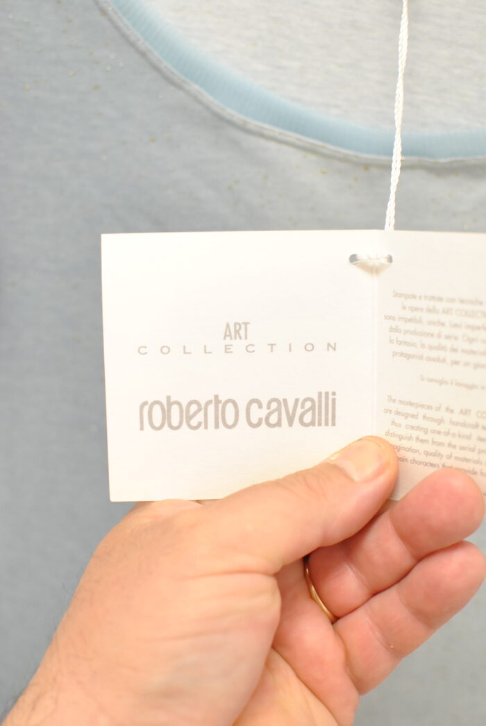 Roberto Cavalli Art Collection tricou de bumbac pentru femei marimea M - imagine 3