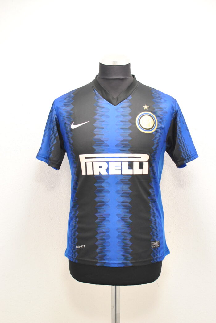 Nike Inter Milan 2010-2011 tricou sport-fotbal pentru barbati marimea XS/S - imagine 1