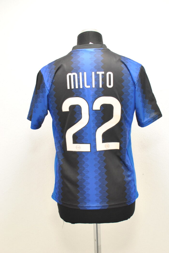 Nike Inter Milan 2010-2011 tricou sport-fotbal pentru barbati marimea XS/S - imagine 2