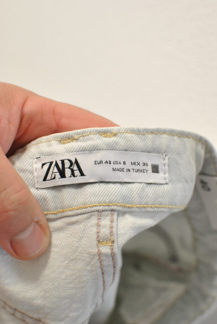 Zara pantalon scurt de blugi pentru femei marimea 40 sau S/M - imagine 6