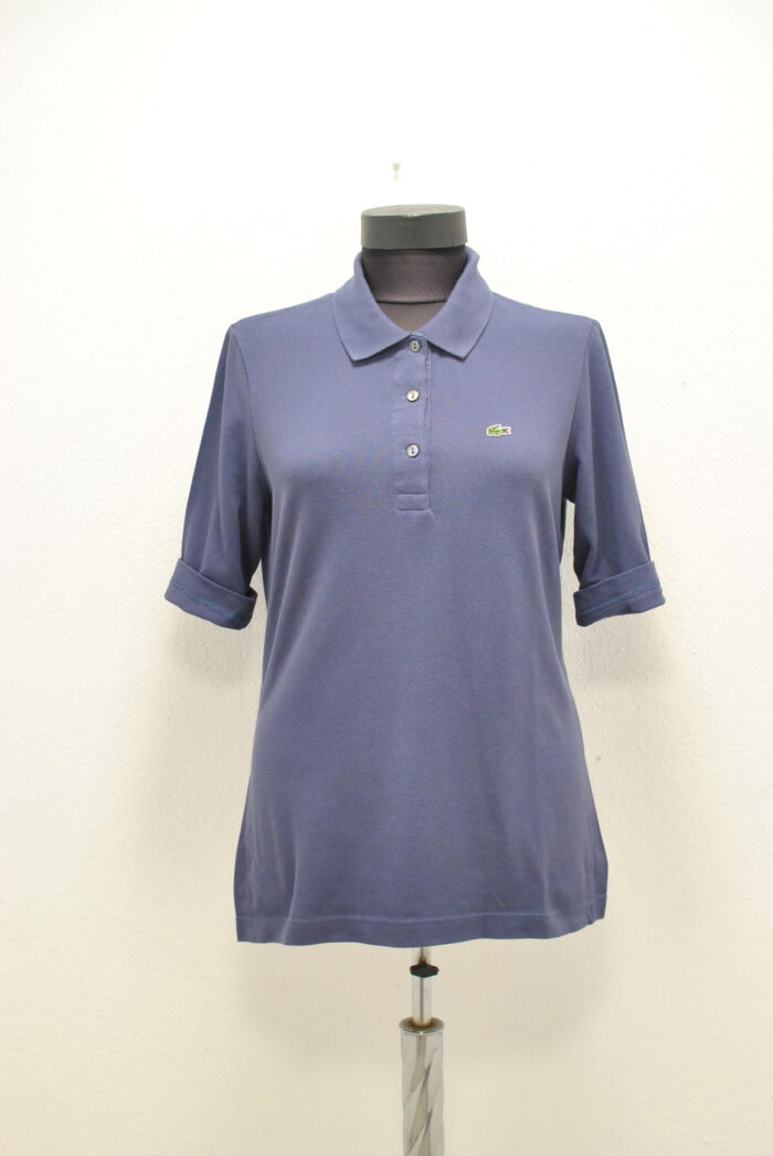 Lacoste tricou vintage tip polo de femei marimea M - imagine 1