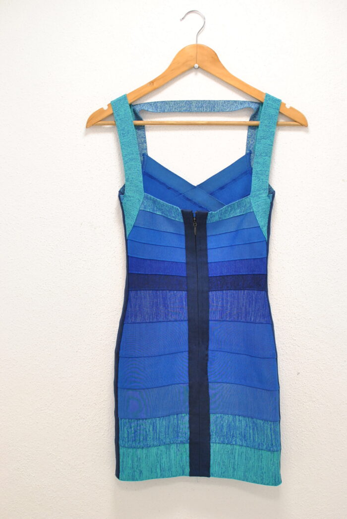 Herve Leger Amee Ombre Dress , marimea S - imagine 6