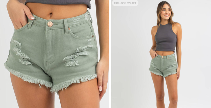 DESU pantalon scurt de blugi pentru femei marimea S - imagine 3