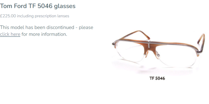 Tom F. TF5046 rame de ochelari pentru barbati - imagine 4
