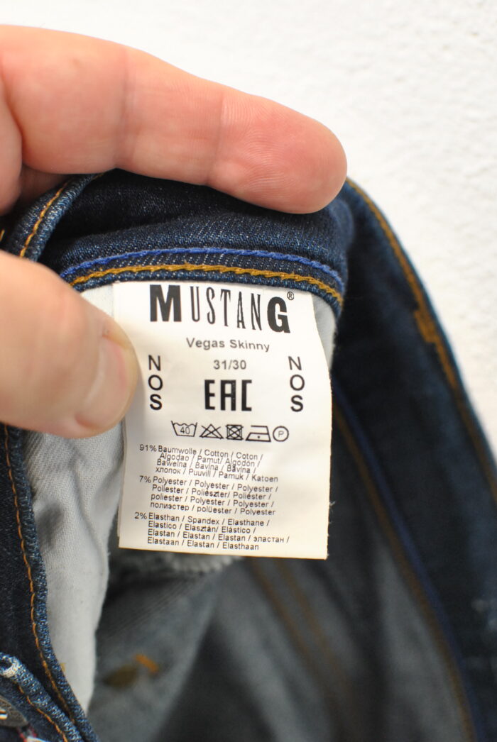 Mustang Vegas Skinny blug elastic de barbati marimea 31 cu 30 - imagine 4
