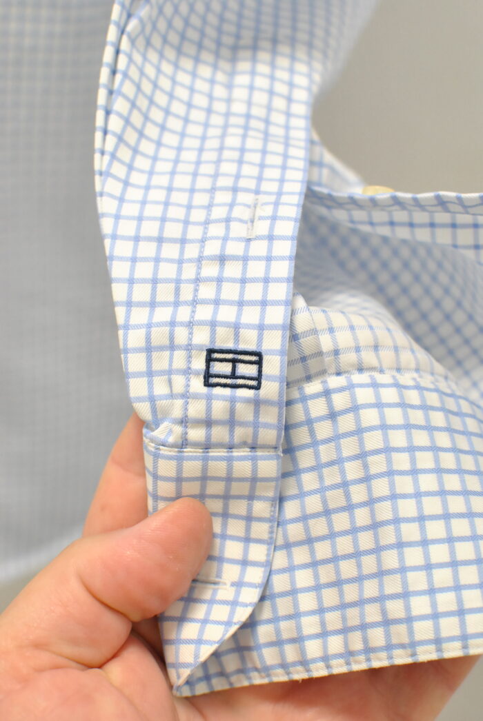 Tommy Hilfiger camasa de bumbac , slim fit marimea 40 sau M/L - imagine 3