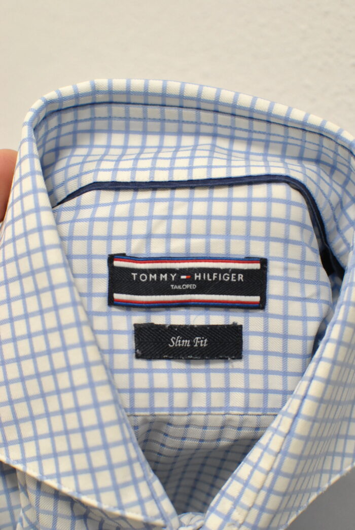 Tommy Hilfiger camasa de bumbac , slim fit marimea 40 sau M/L - imagine 2