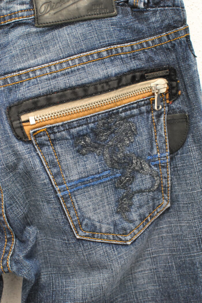 Diesel Slemmer blugi elastici de barbati , model foarte rar , marimea 31 cu 34 - imagine 6