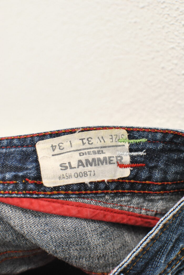Diesel Slemmer blugi elastici de barbati , model foarte rar , marimea 31 cu 34 - imagine 8