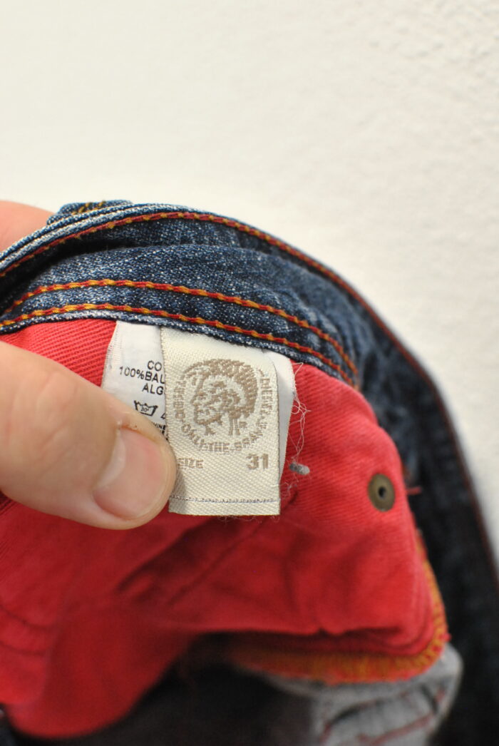 Diesel Slemmer blugi elastici de barbati , model foarte rar , marimea 31 cu 34 - imagine 9