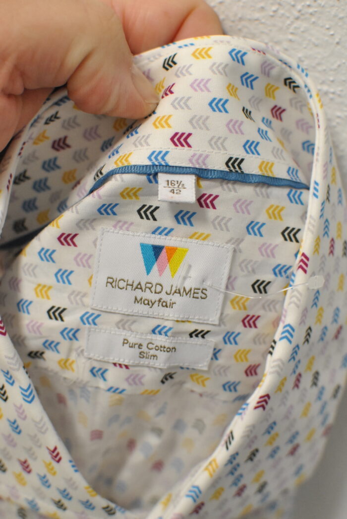 Richard James camasa de bumbac , slim fit marimea M/L - imagine 4