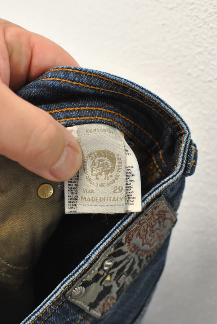 Diesel Timmen blug vintage de barbati , model rar , marimea 29 cu 32 - imagine 7