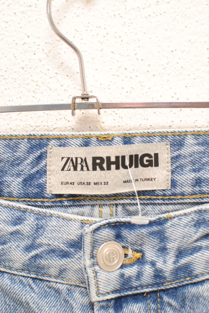 Rhude Zara X Rhuigi blugi de barbati marimea 32 - imagine 4