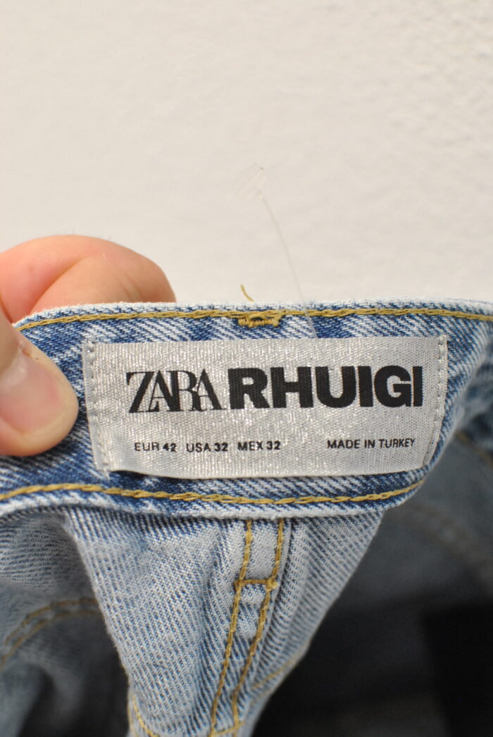 Rhude Zara X Rhuigi blugi de barbati marimea 32 - imagine 6