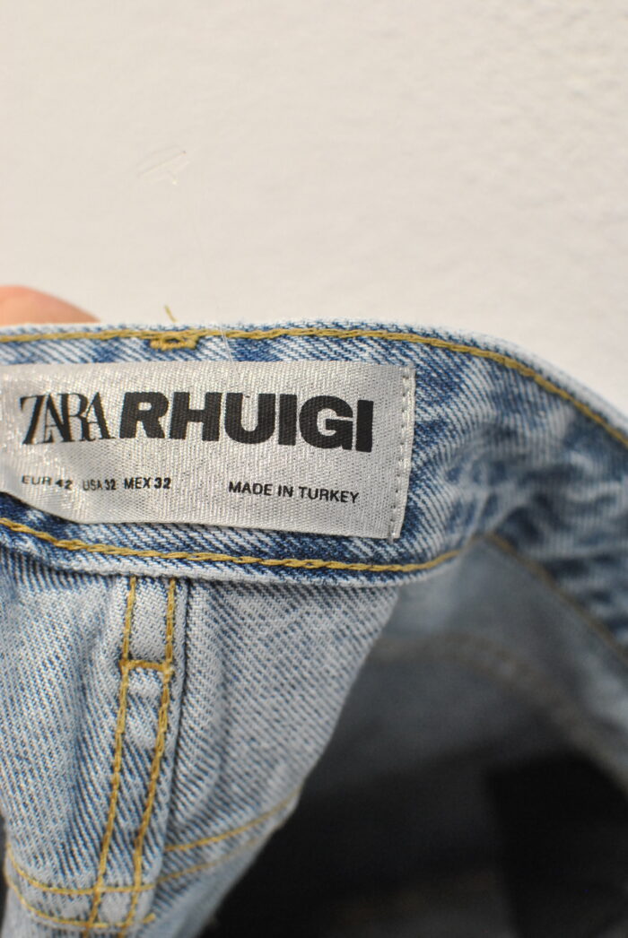 Rhude Zara X Rhuigi blugi de barbati marimea 32 - imagine 7