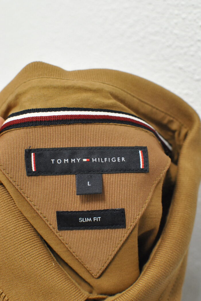 Tommy Hilfiger tricou polo de bumbac , slim fit , marimea M/L - imagine 2