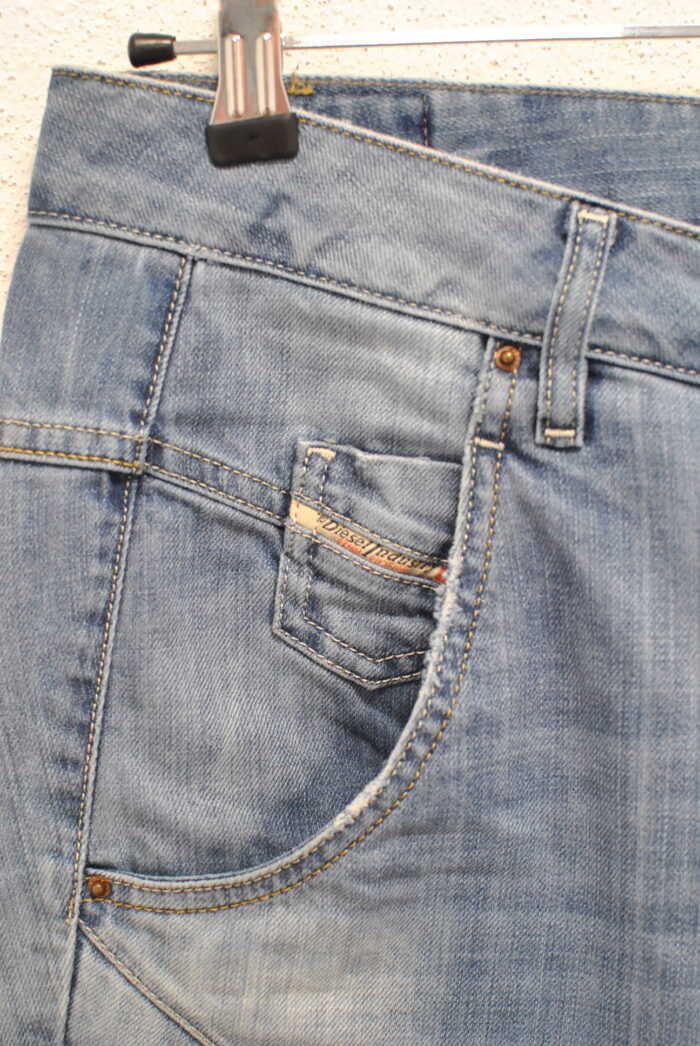 Diesel Fayza Relaxed-Boyfriend low waist blug de femei marimea 31  cu 34 - imagine 2